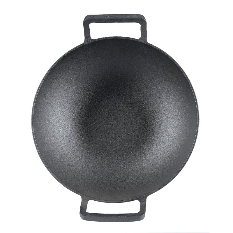 Liatinová panvica wok, Ф36 | Plochá liatinová panvica | Liatinová panvica |