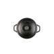 Hlboký liatinový hrniec Hosse, Black Onyx, Ф20 | Liatinový hrniec Hlboký liatinový hrniec Hosse, Black Onyx, Ф20 | Liatinový hrniec | |