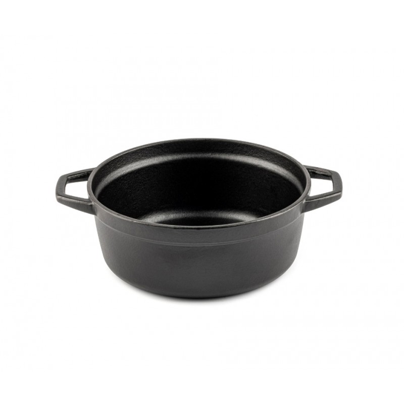 Hlboký liatinový hrniec Hosse, Black Onyx, Ф20 - 