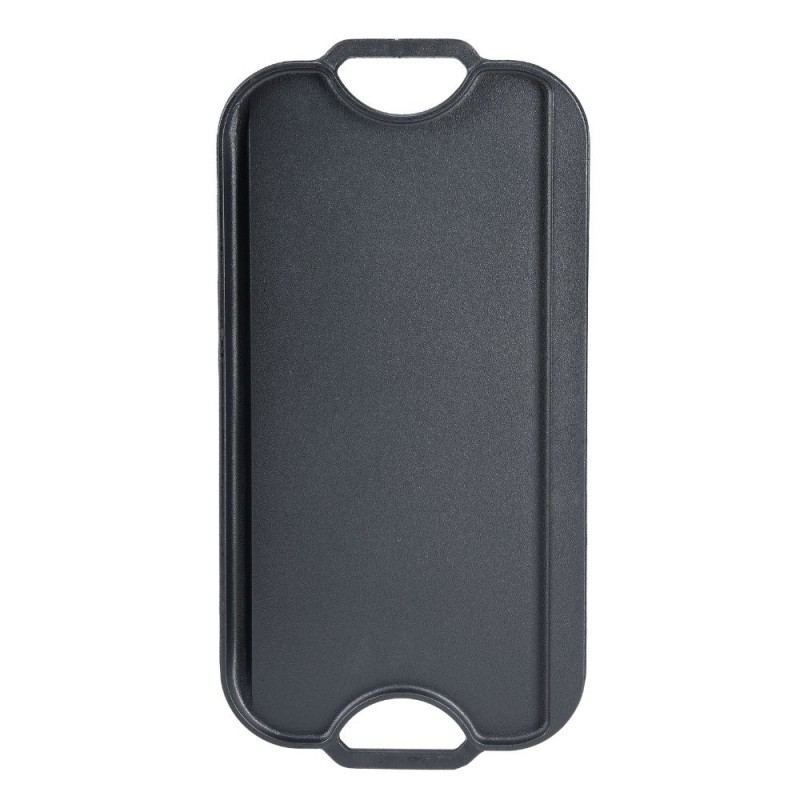 Obojstranná liatinová grilovacia doska, 51x26 cm | Liatinová doska |  |