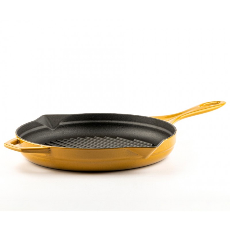 Emajlová liatinová panvica na grilovanie Hosse, Dijon, Ф28cm - Liatinová panvica
